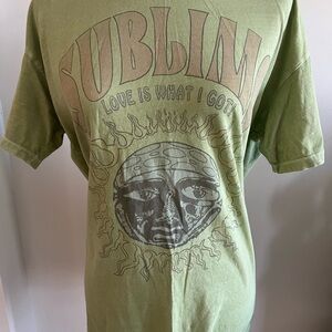 American Eagle Outfitters Green Sublime Tee